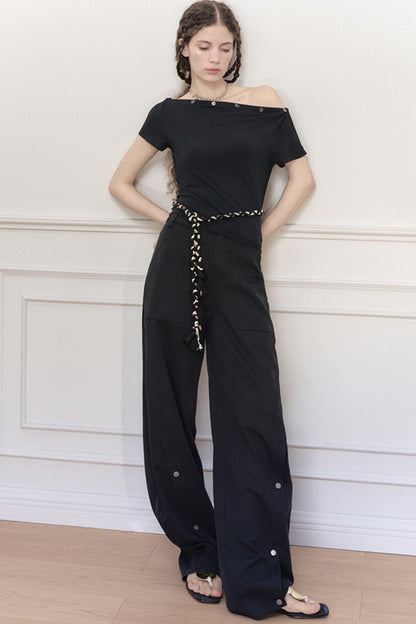 Irregular Gemstone Waist Chain