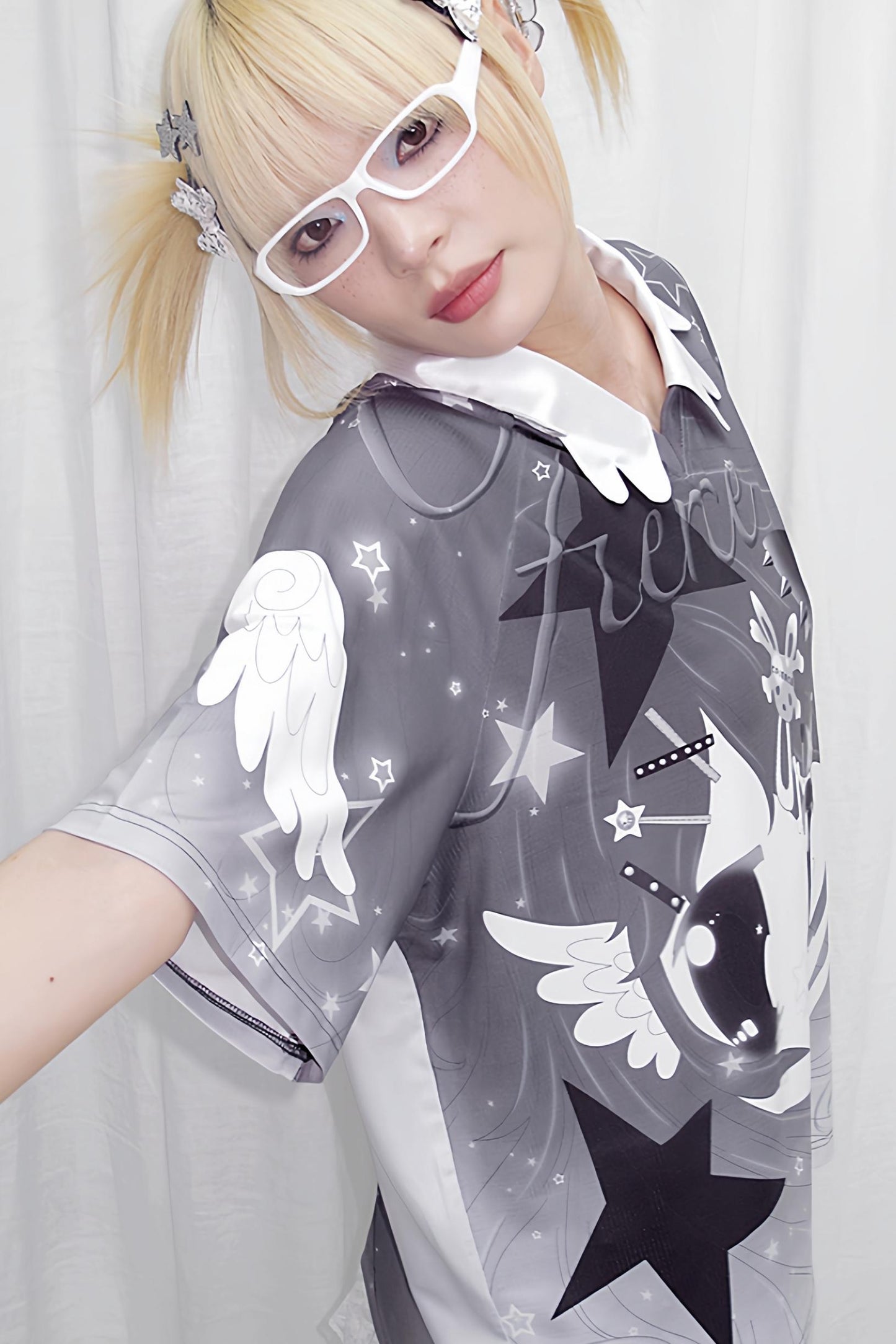 Printed Raglan Sleeve T-Shirt