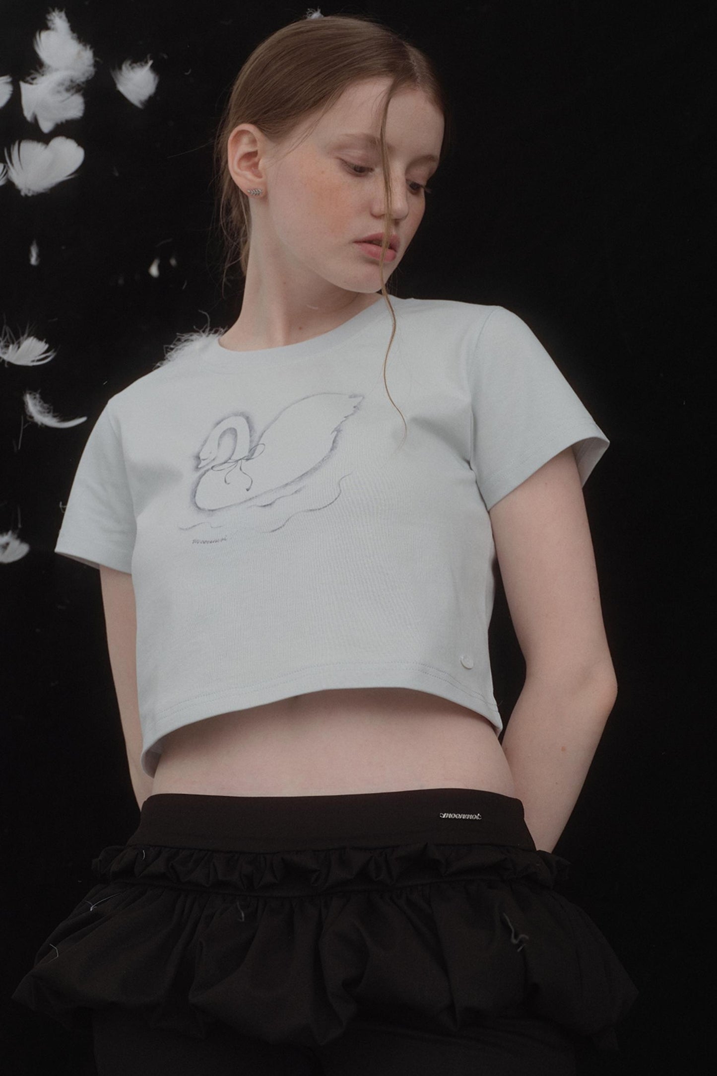 Swan Cotton Tee