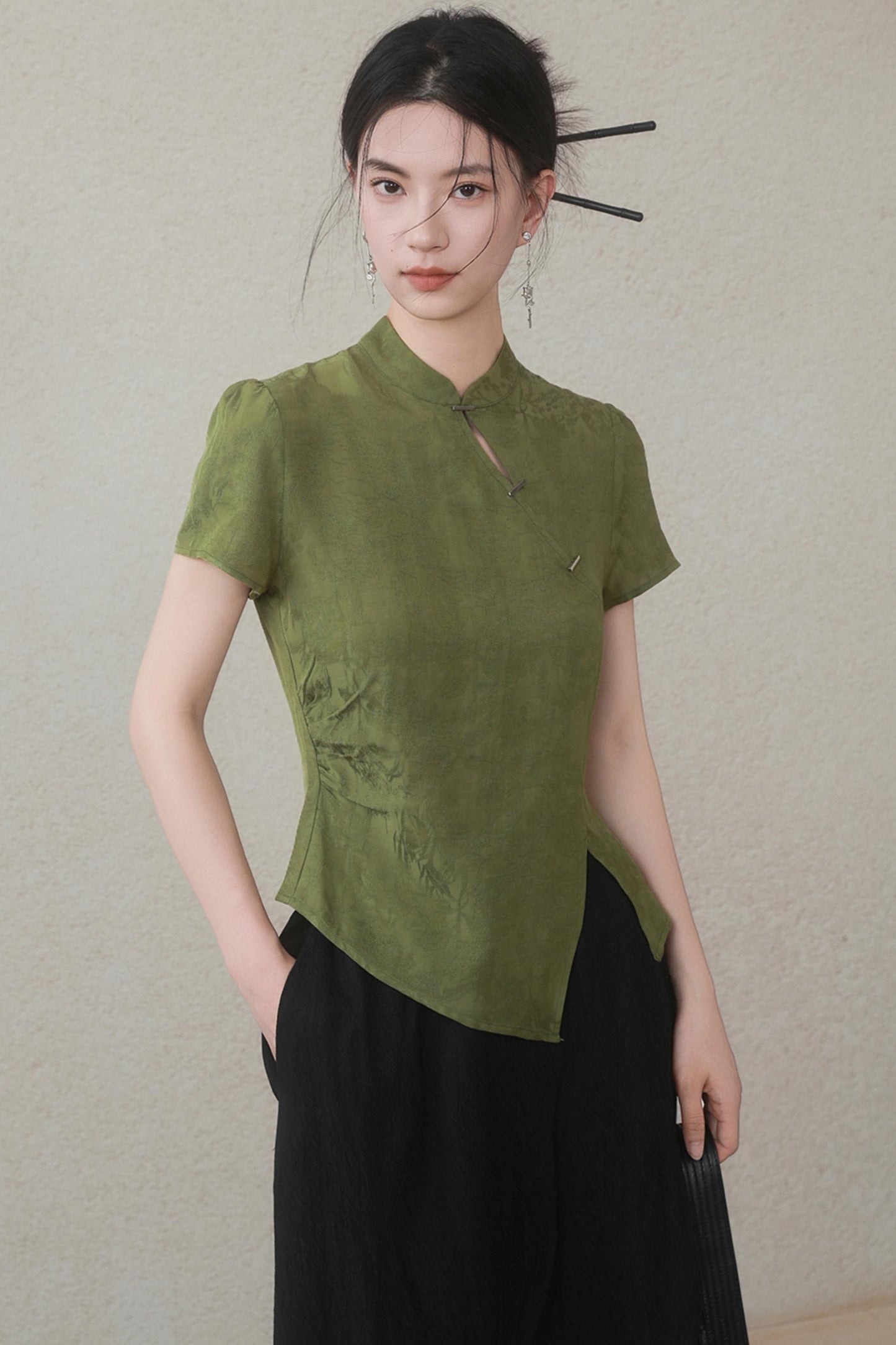 Summer Green Tea Top