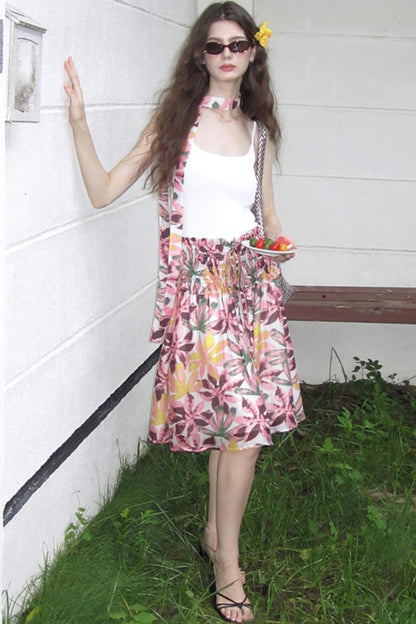 Vintage Garden Tencel Hemp Skirt