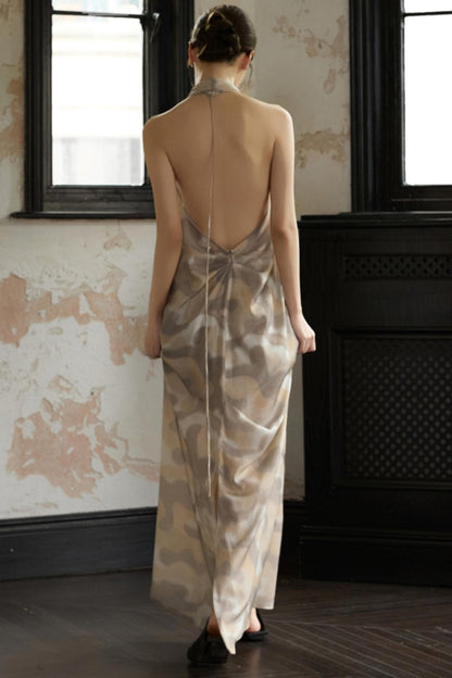 Moonlit Halterneck Dress