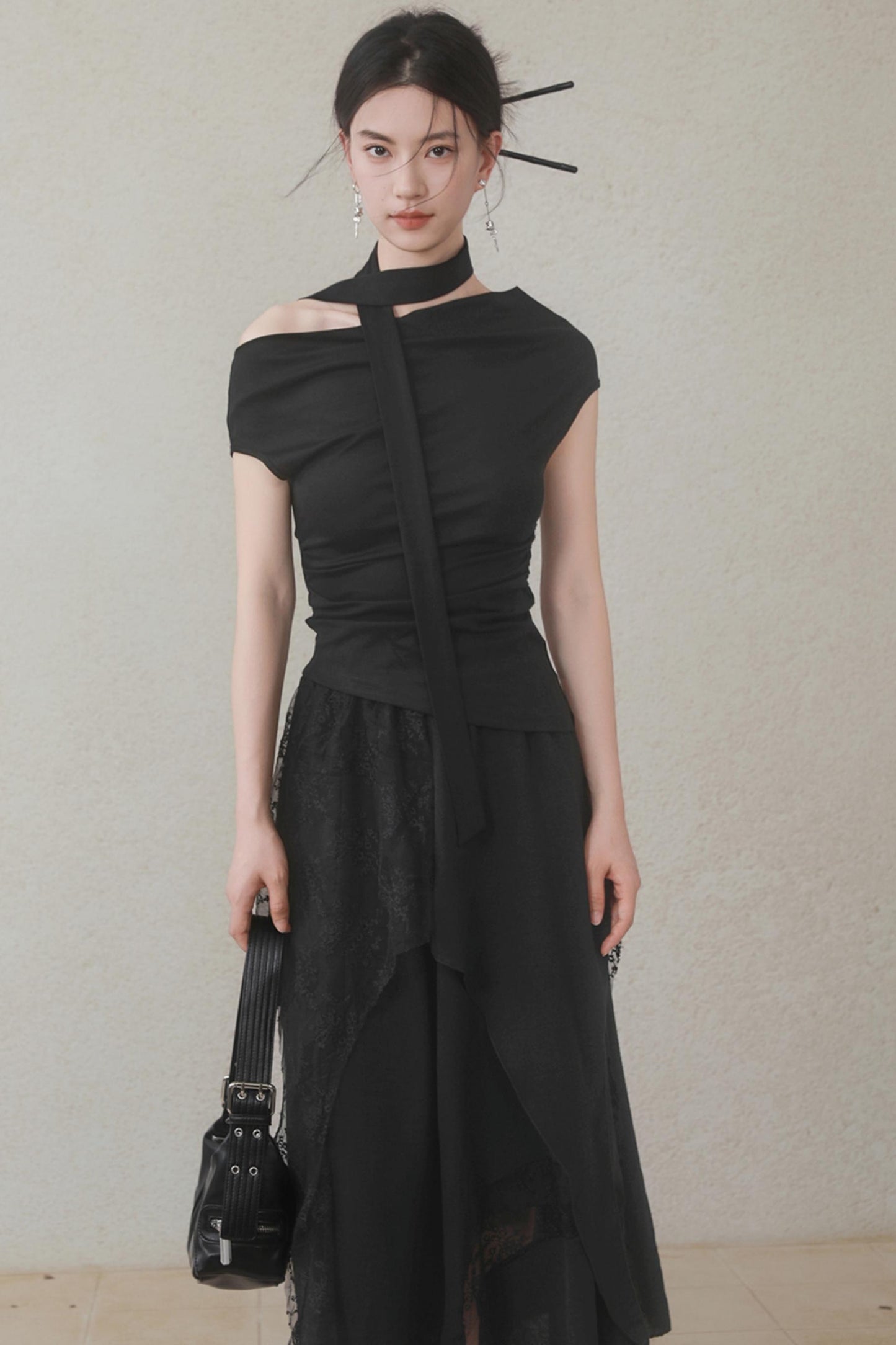 Flutter Drawstring T-Shirt