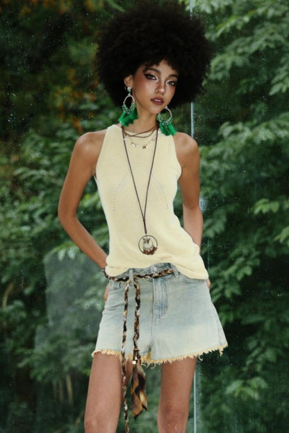 Wandering Wave Slim Fit Tank Top