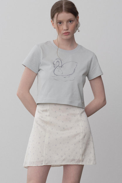 Swan Cotton Tee