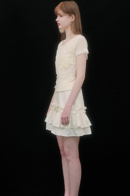 Summer Blossom Tee Skirt Set-Up