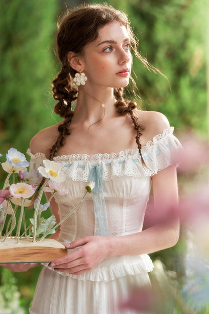 Chic Lace Summer Maxi Skirt Set-Up