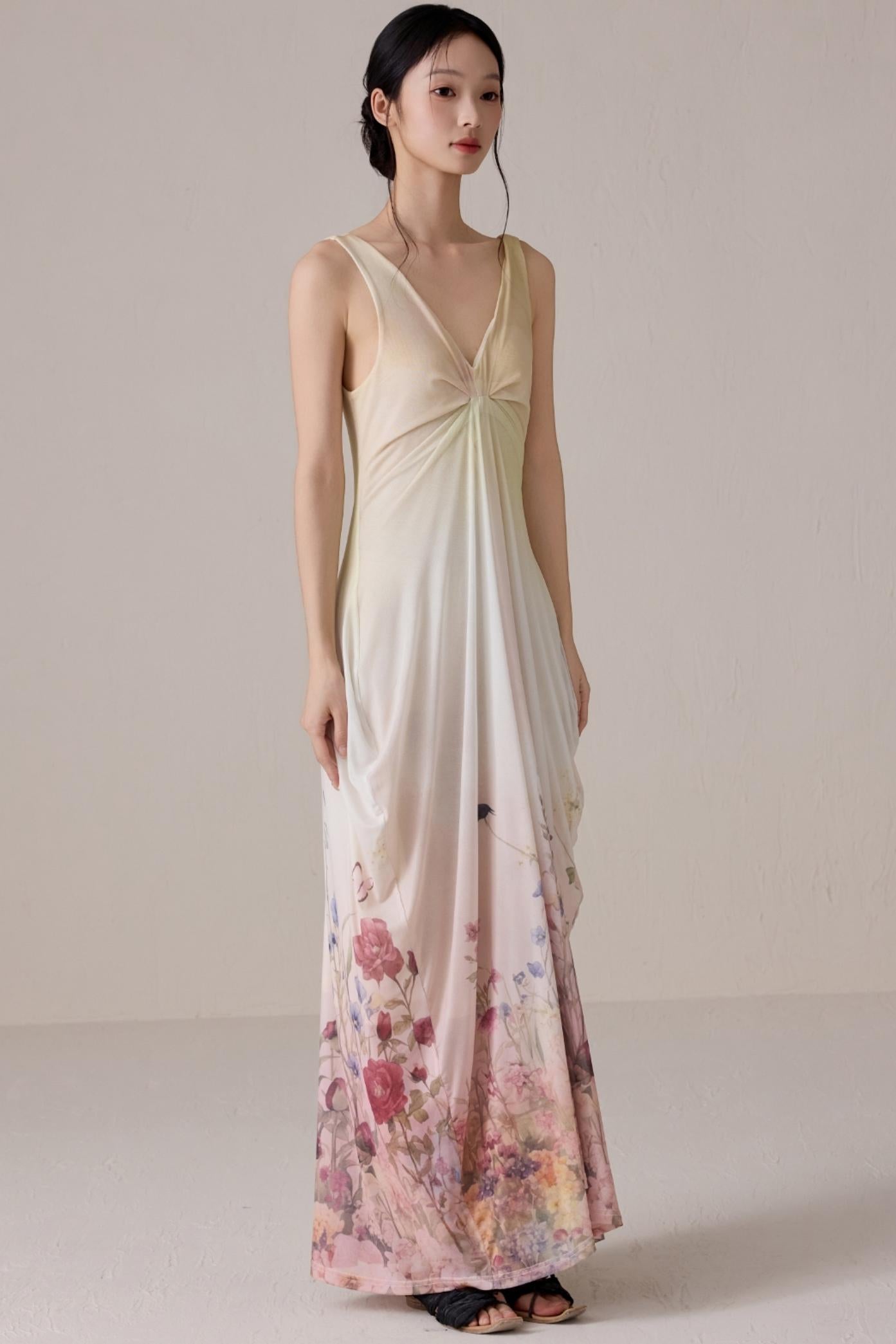 Moonlit Jacquard Dress