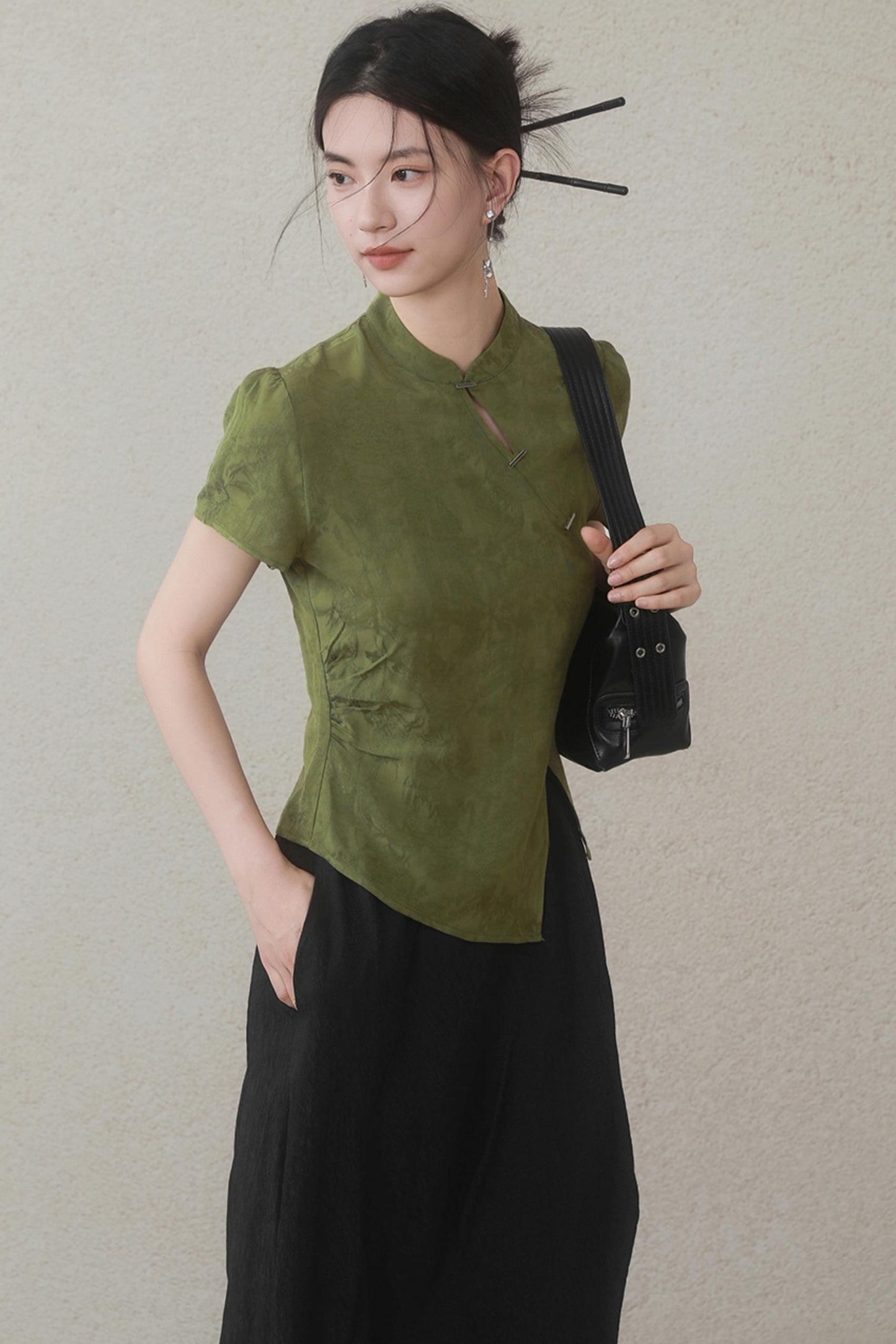 Summer Green Tea Top