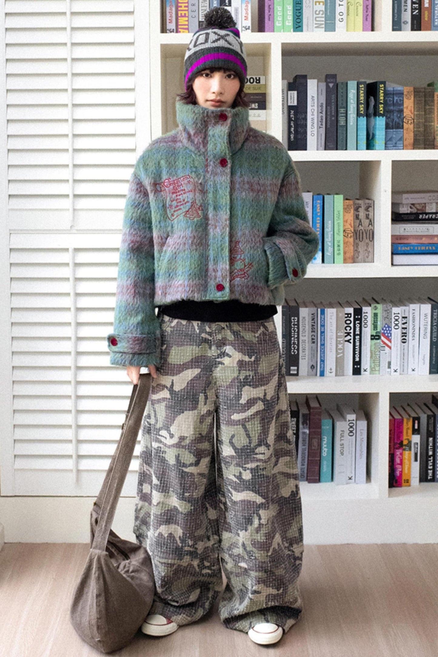 Vintage Camo Buckle Pants