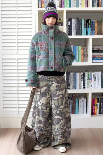 Vintage Camo Buckle Pants