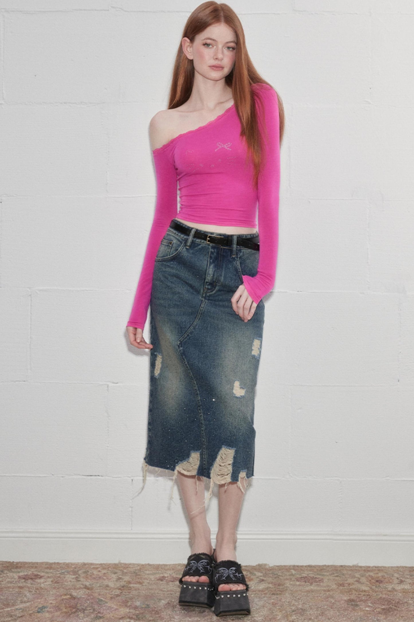 Sensual Lace-Trimmed Top