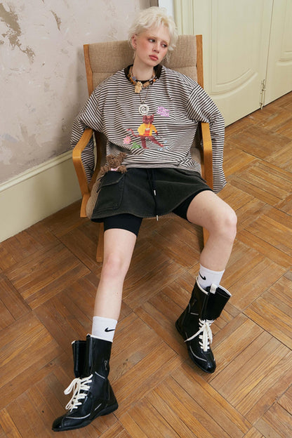 Striped Long Sleeve T-Shirt