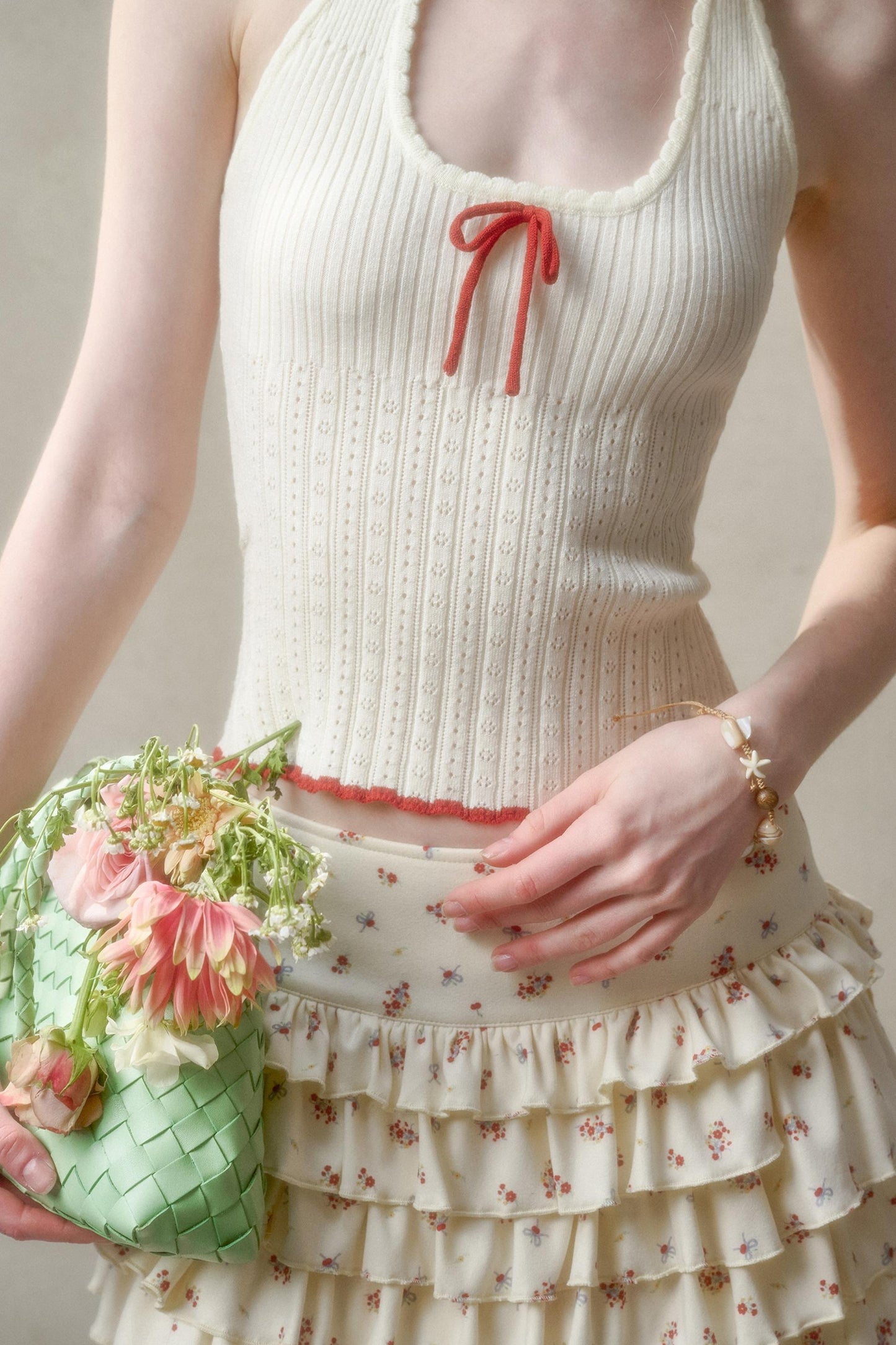 Summer Knit Halter Top