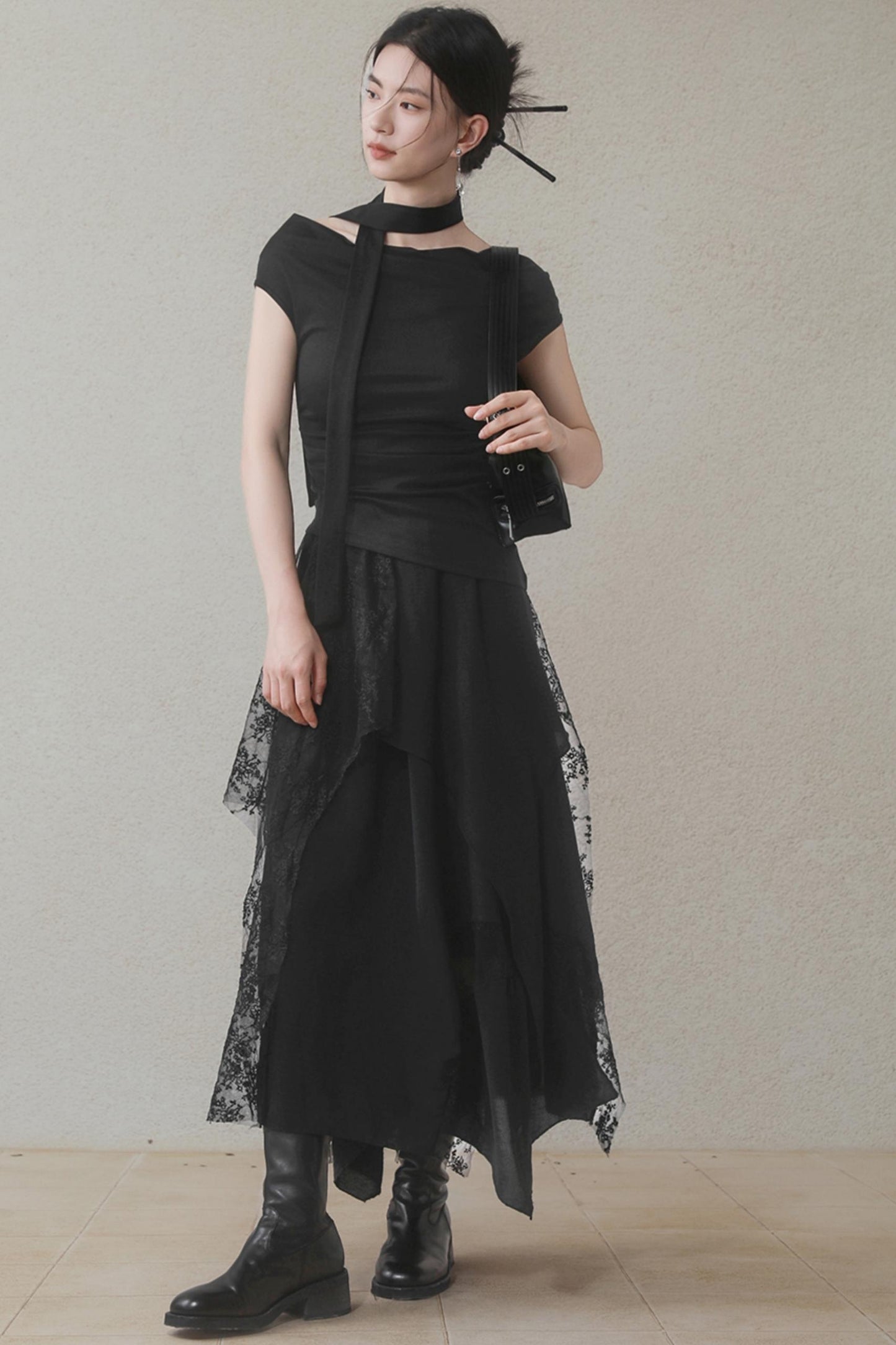 Flutter Drawstring T-Shirt