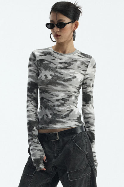 Winter Camo Top