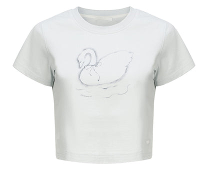 Swan Cotton Tee