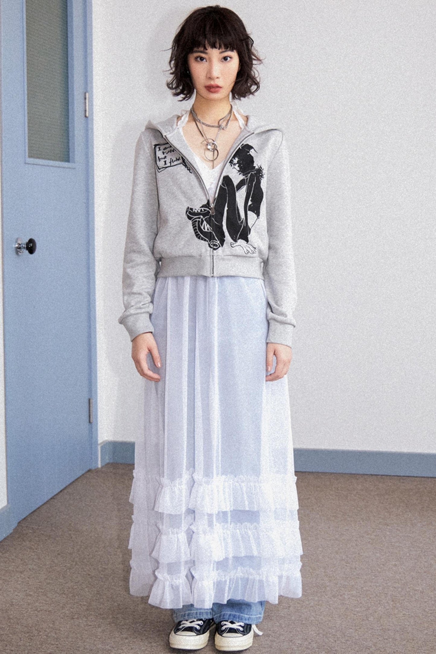 Escape Plaid Maxi Dress