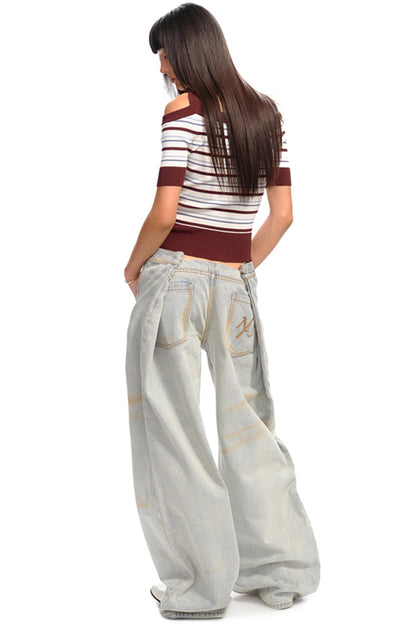 Slim Striped Mousse Tee