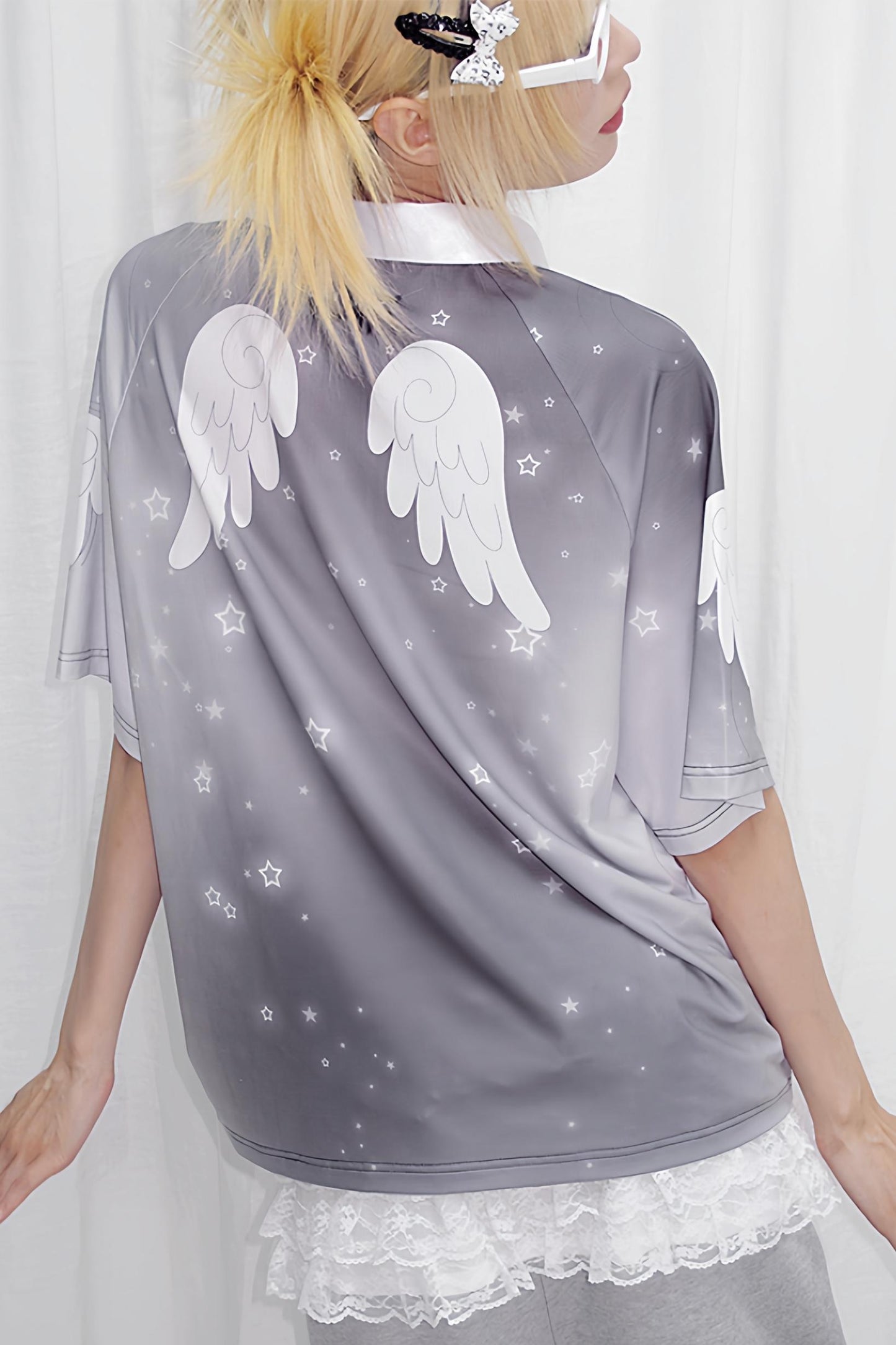 Printed Raglan Sleeve T-Shirt