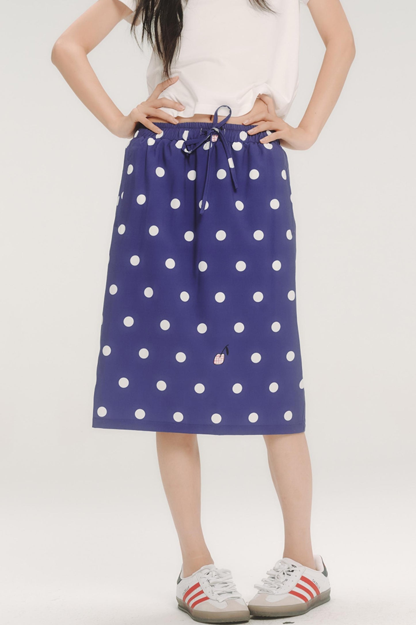 Cherry Polka Dot Skirt