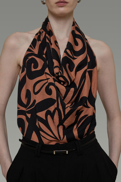 Swing Neck Strapless Summer Top