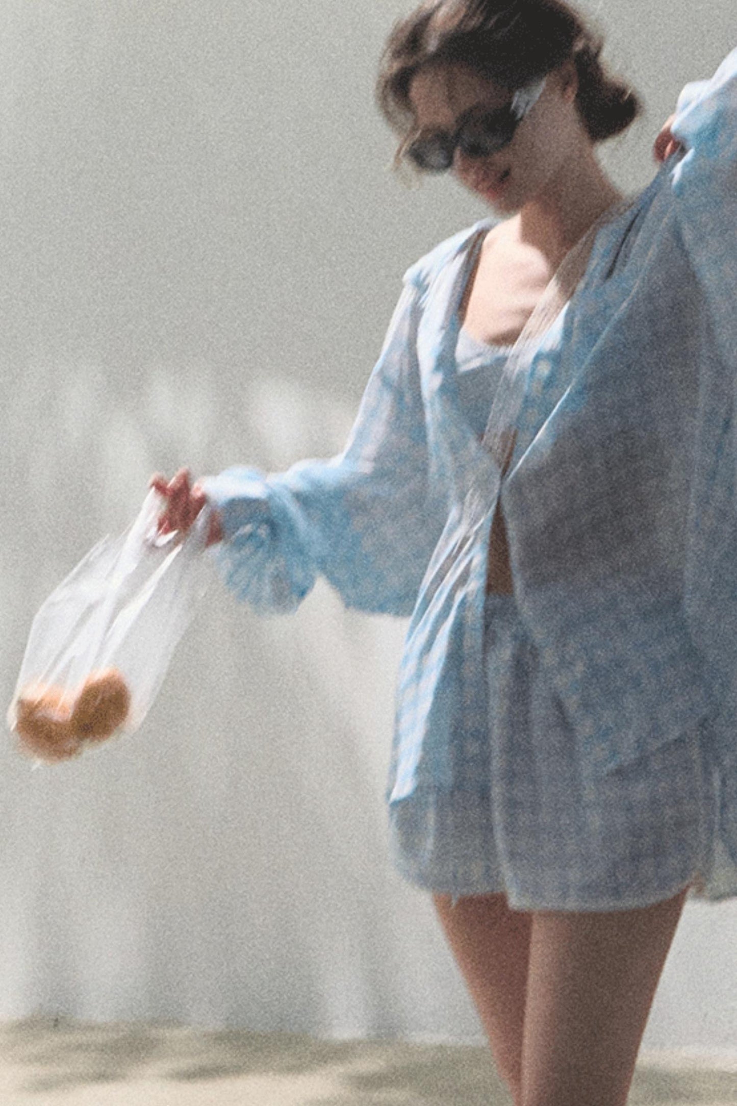 Tencel Hooded Sun Shirt & Plaid Shorts Set-Up