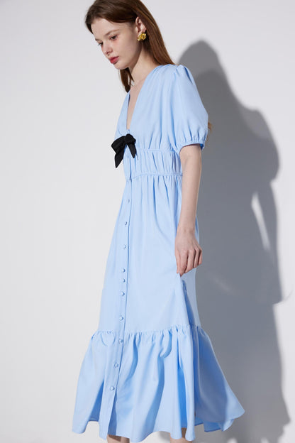 Bow Hem Summer Dress