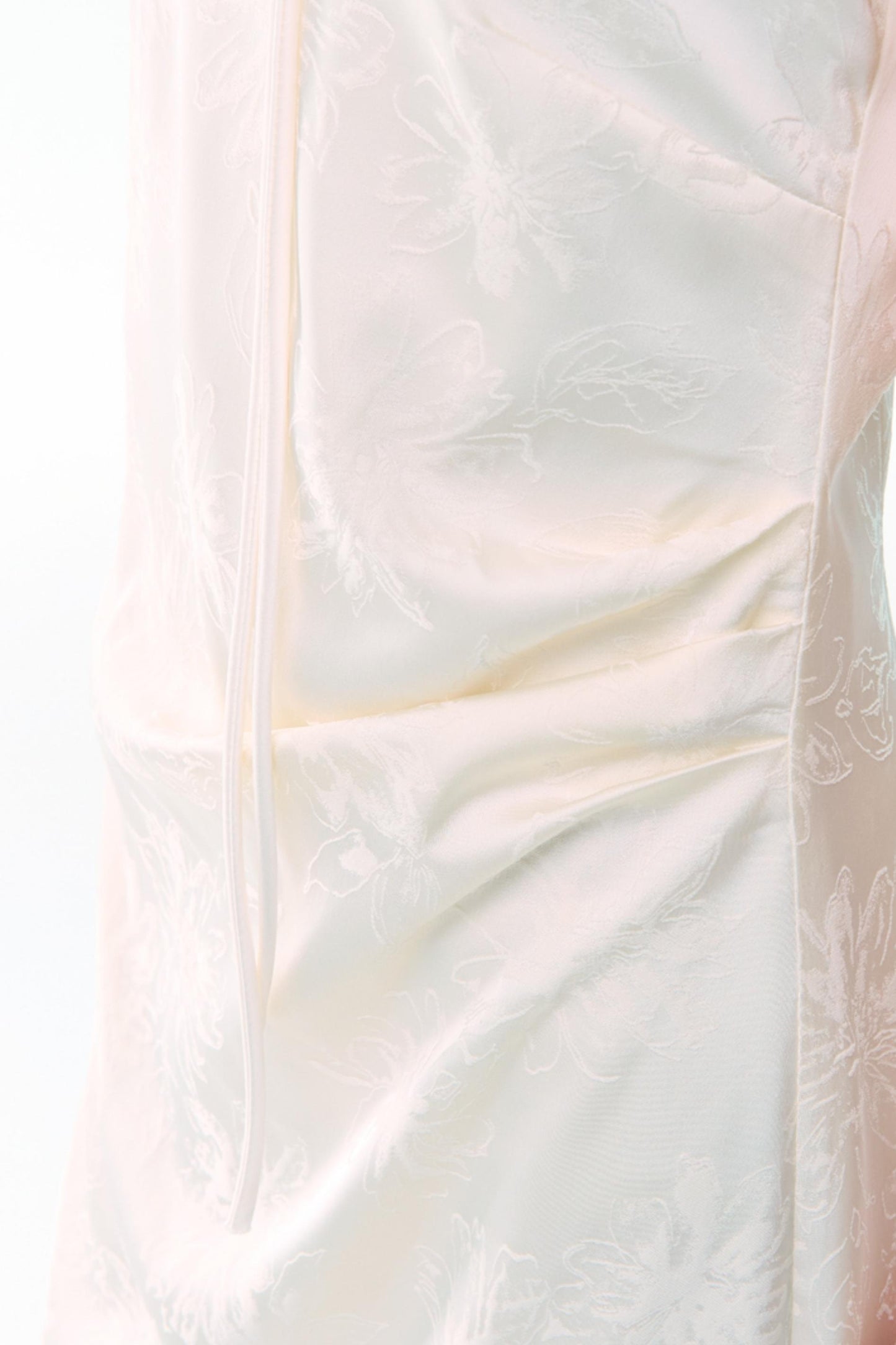 Floral Jacquard Qipao Dress