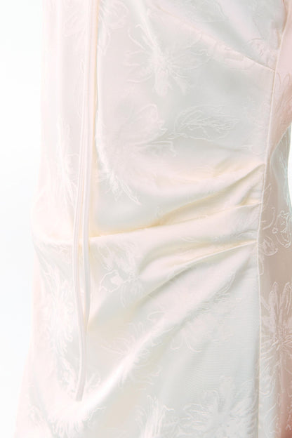 Floral Jacquard Qipao Dress