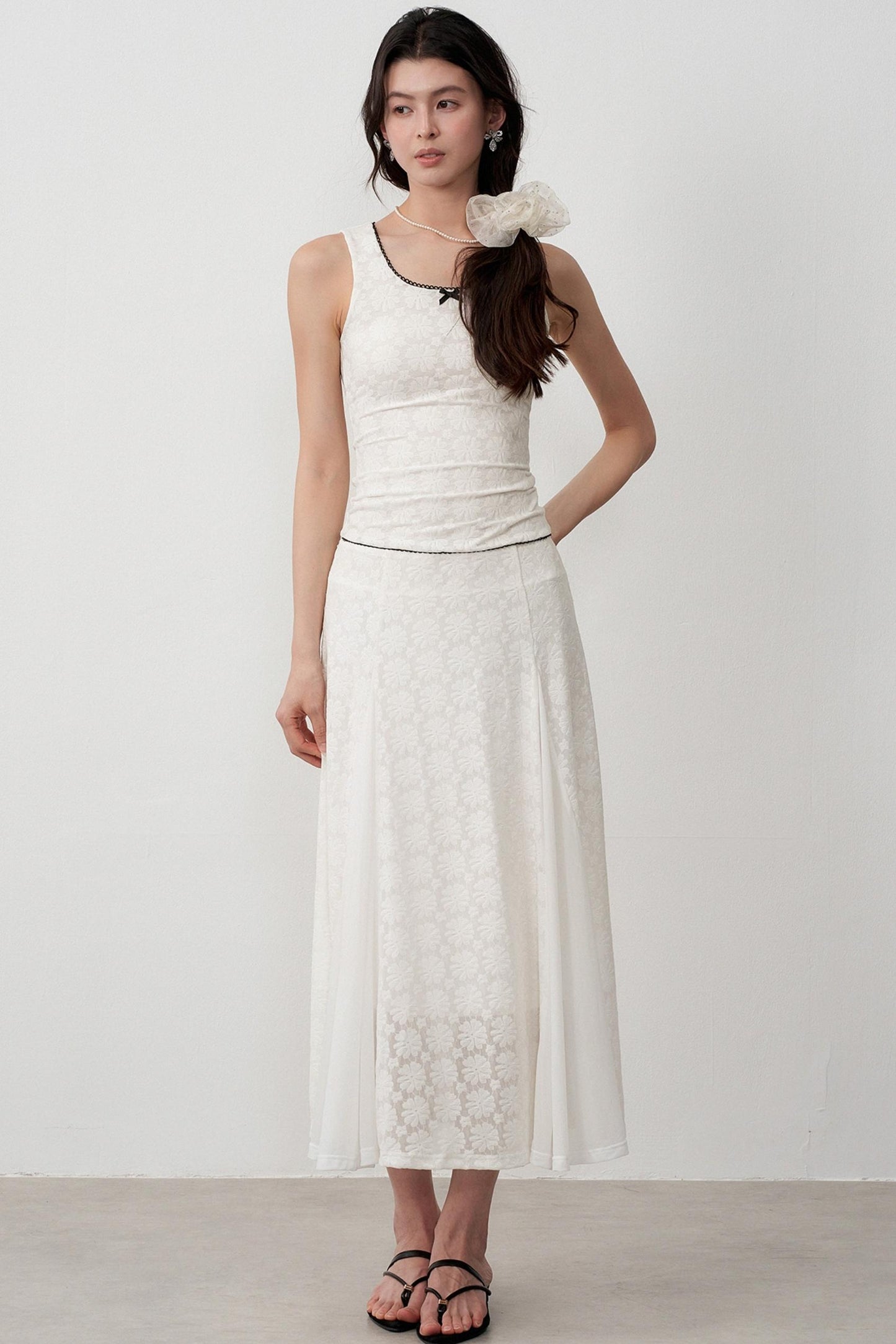 Lightweight Jacquard Stretch Slim Vest