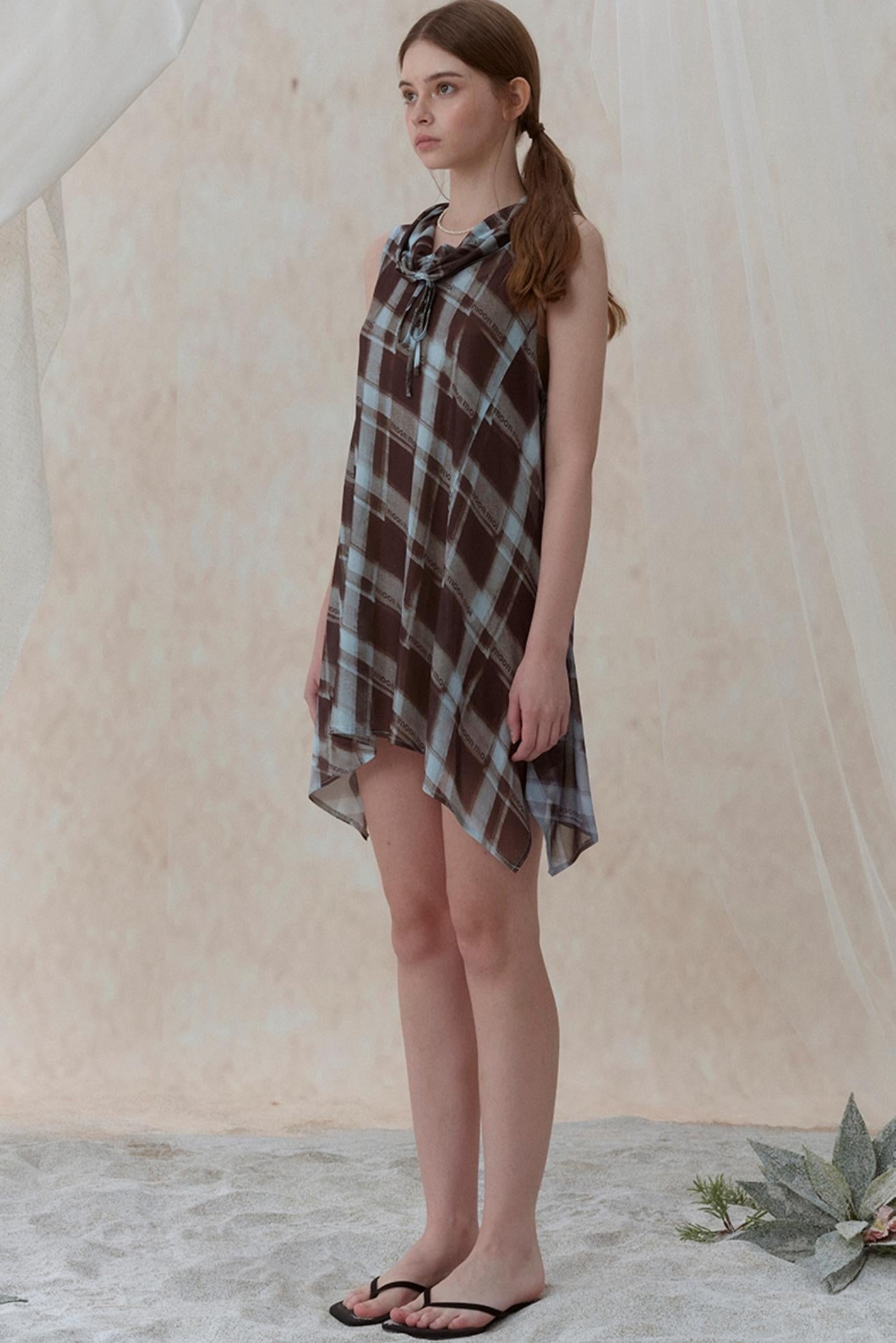 Vintage Plaid Swing Dress