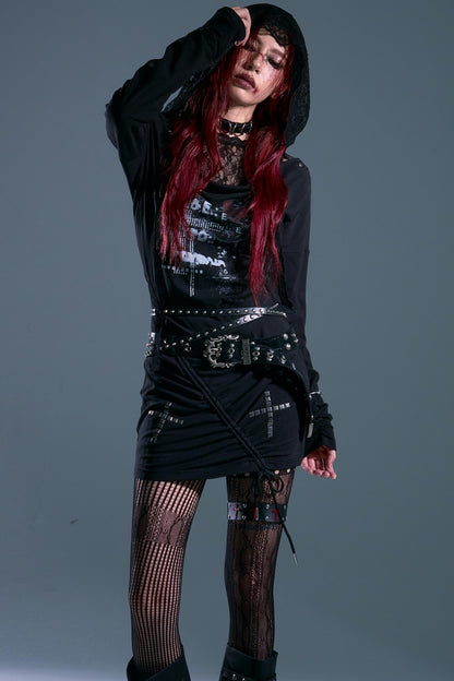 Punk Swing Lace Dress