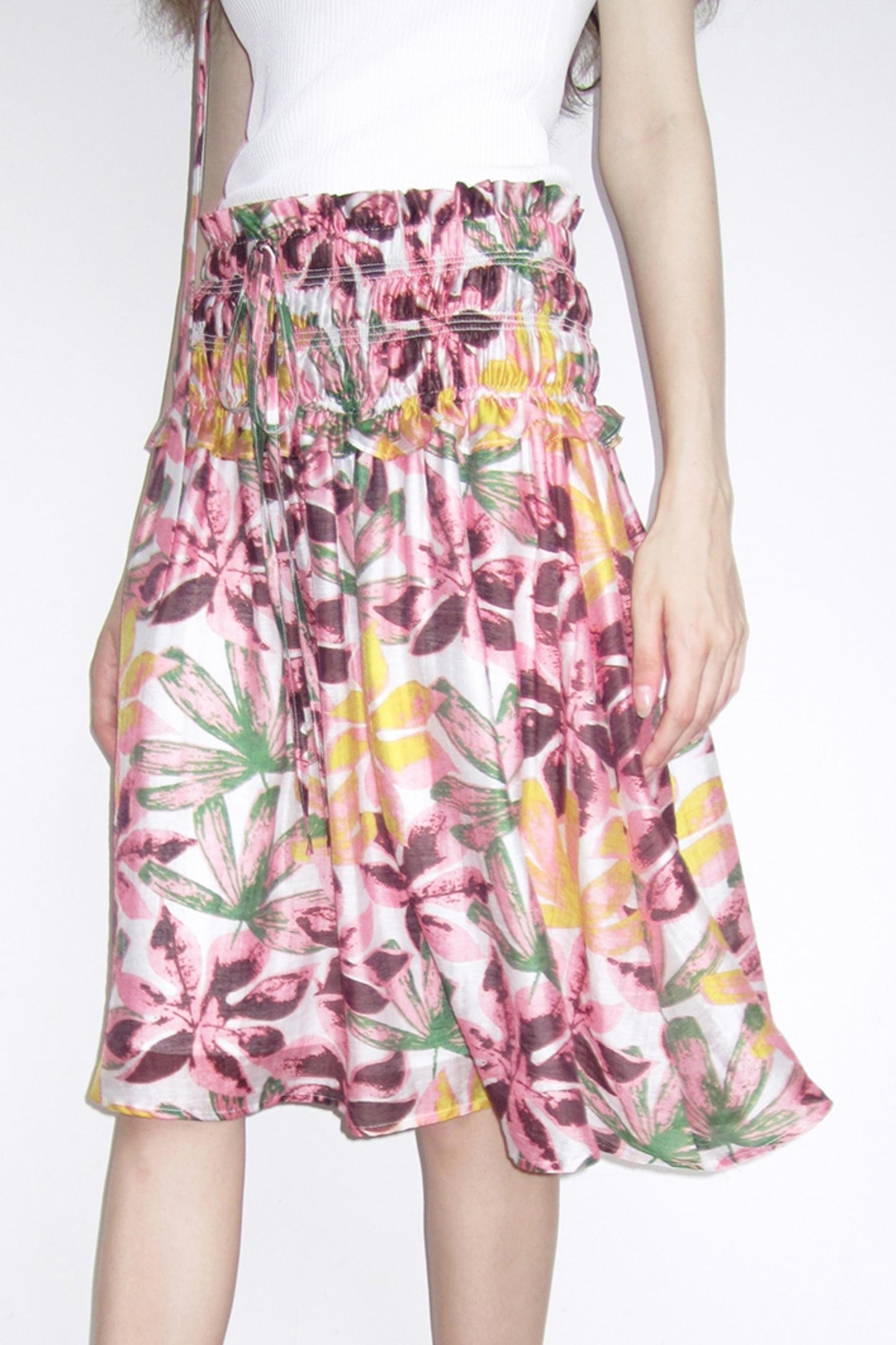 Vintage Garden Tencel Hemp Skirt