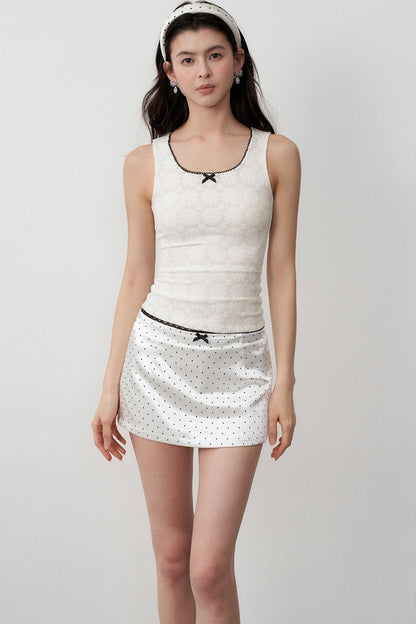 Lightweight Jacquard Stretch Slim Vest