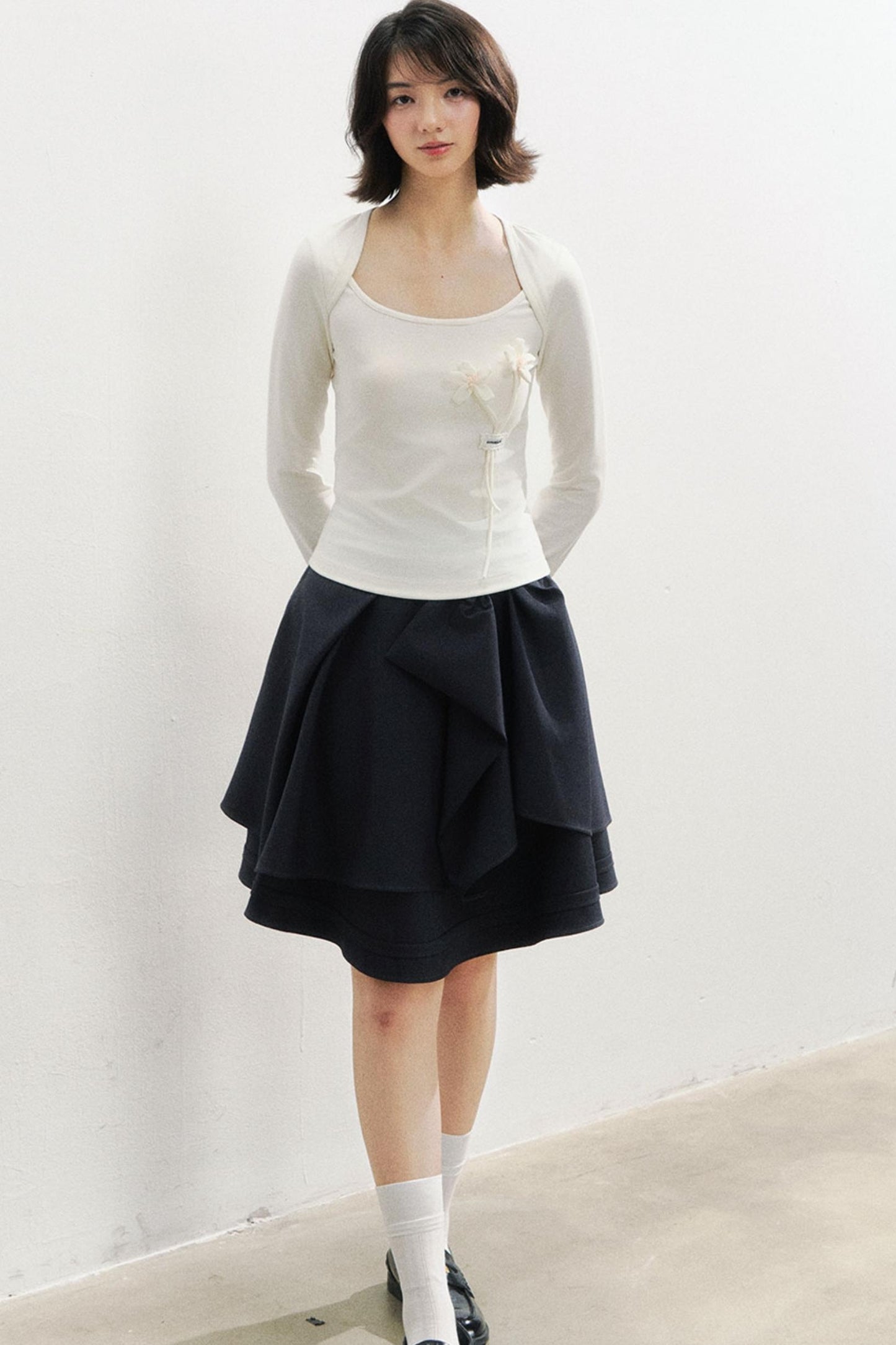 Vintage Bow Design Skirt