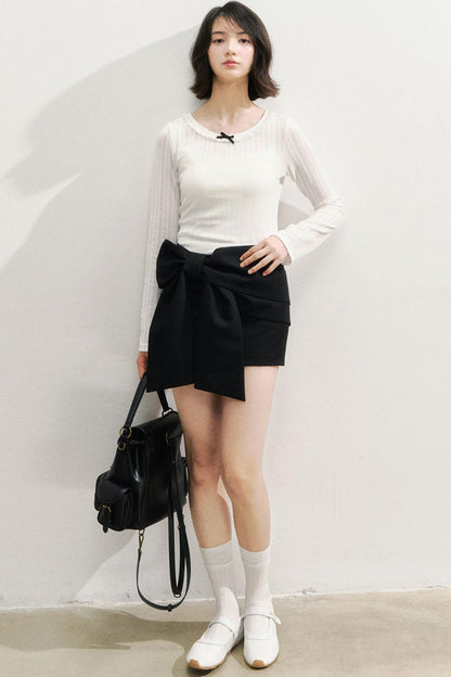 Bow Short Skirt