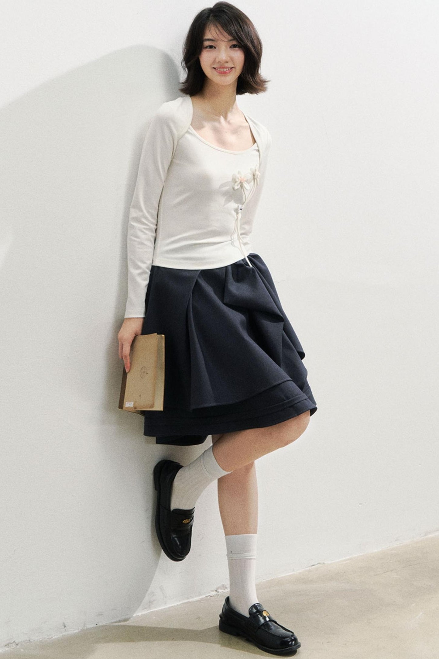 Vintage Bow Design Skirt