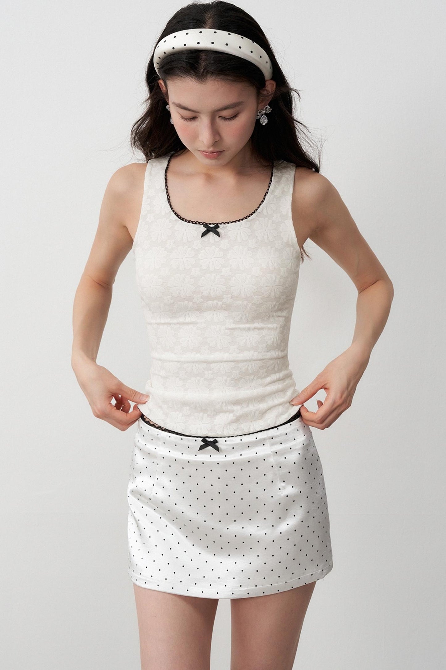 Lightweight Jacquard Stretch Slim Vest