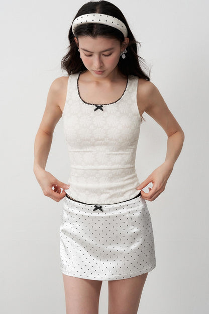 Lightweight Jacquard Stretch Slim Vest