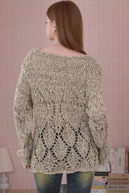 Sweet Cool Fashion Cutout Sweater