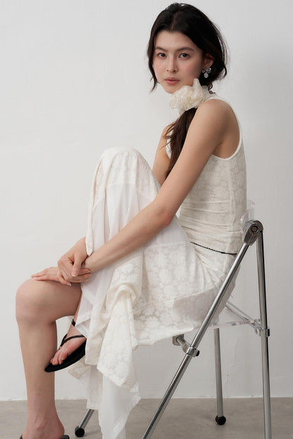 Lightweight Jacquard Stretch Slim Vest