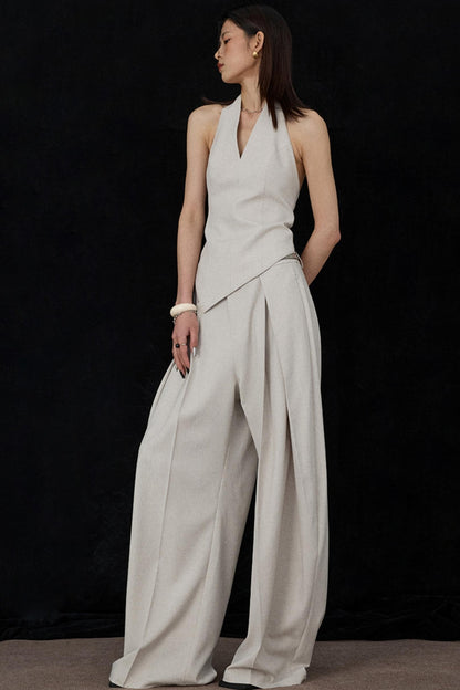 Apricot Scimitar Trouser Vest Set-Up