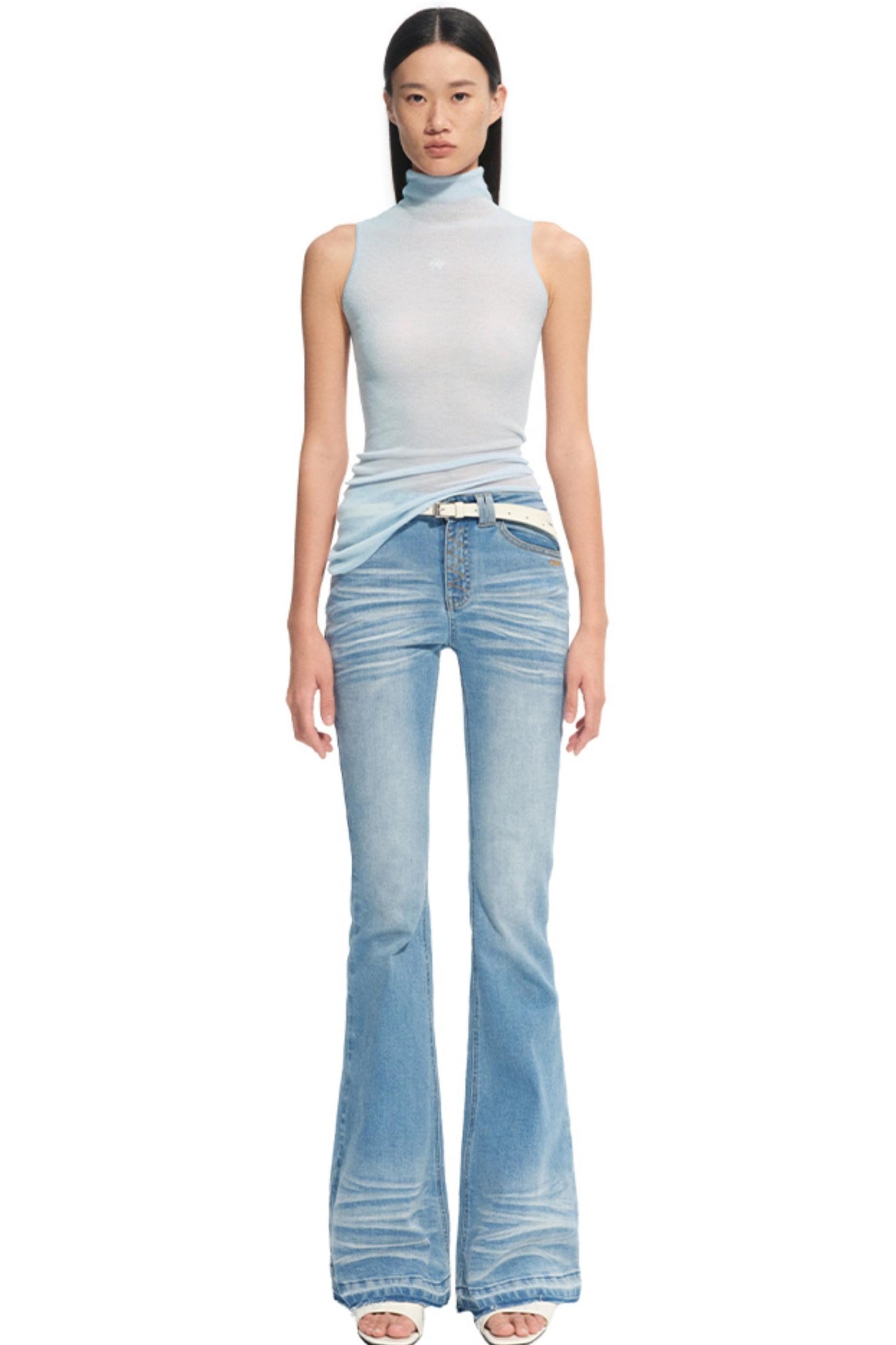 Stretch Slimming Bootcut Jeans