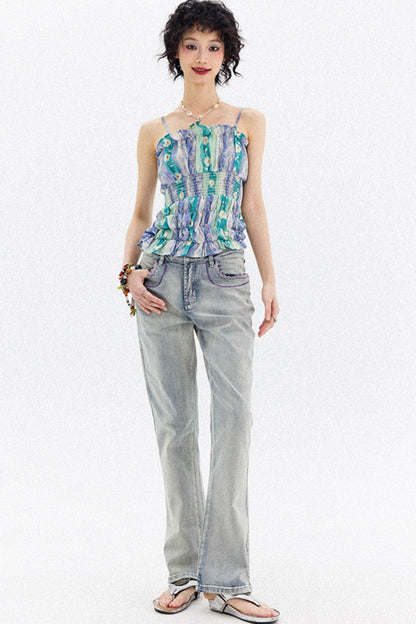 Summer Lace Micro Jeans