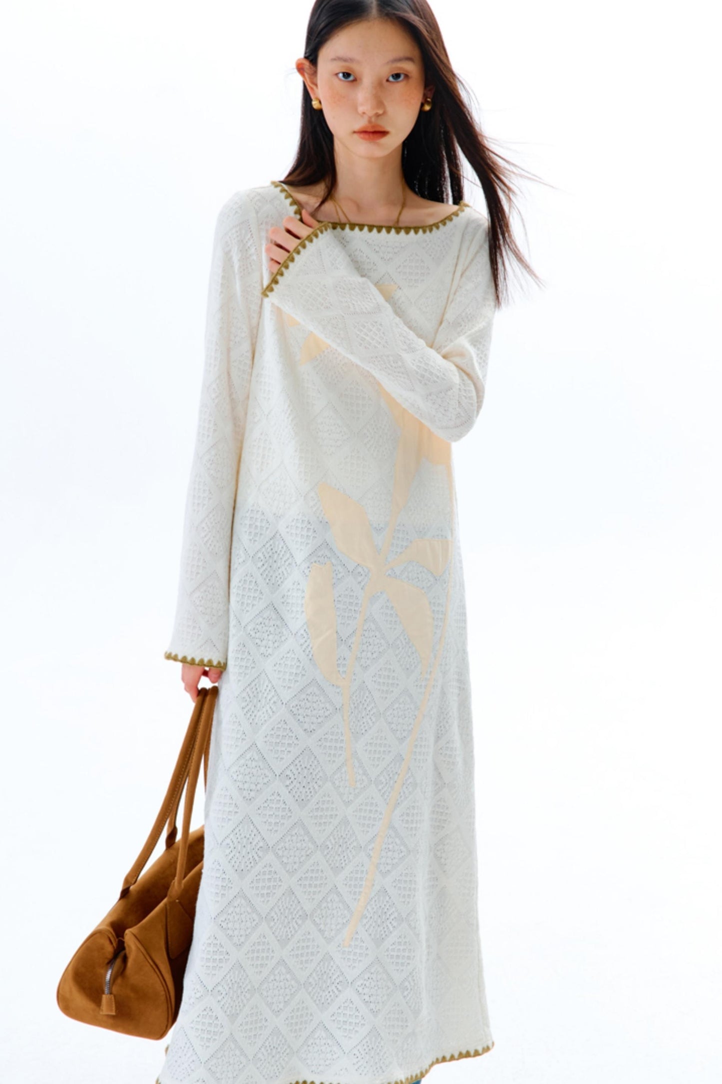 Original Cliff Flower Knit Dress