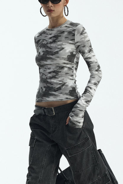 Winter Camo Top
