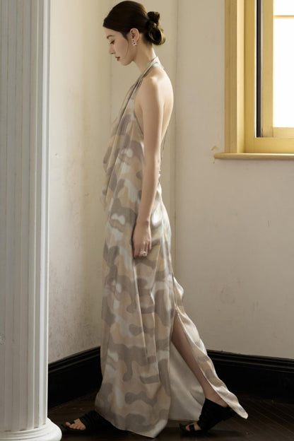 Moonlit Halterneck Dress