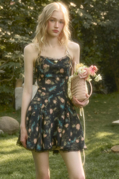 Green Lace Maxi Dress