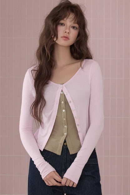 Color-Blocking Spice Girl Long Sleeve T-Shirt